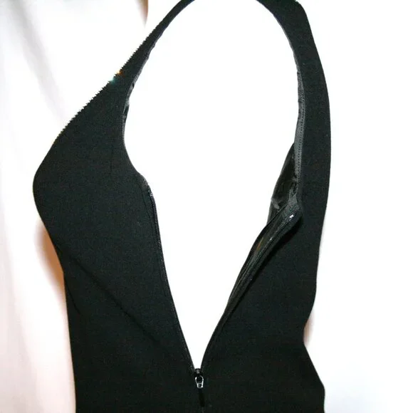 ESCADA Black Wool Crystal Trim 3 pc Evening Suit Jacket Skirt Top 34 US 4